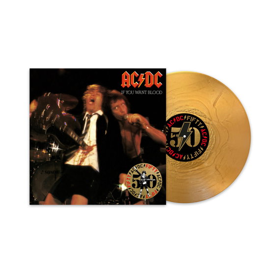 AC/DC – If You Want Blood You've Got It (50th Anniversary Gold Color Vinyl) – vinyl