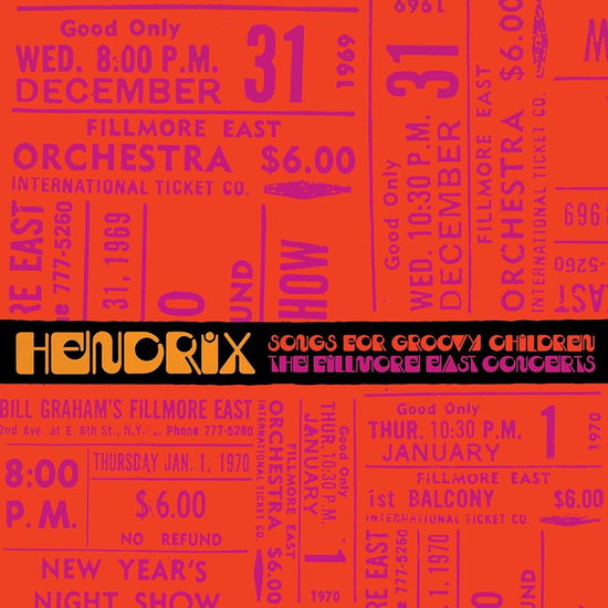 Jimi Hendrix – Songs For Groovy Children: The Fillmore East Concerts – vinyl