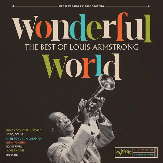 Louis Armstrong – WONDERFUL WORLD: THE BEST OF LOUIS ARMSTRONG – vinyl