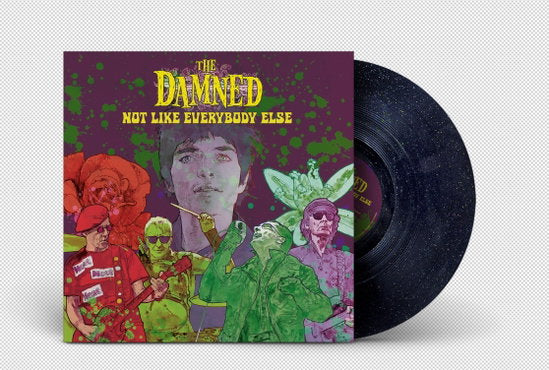 The Damned – NOT LIKE EVERYBODY ELSE – vinyl