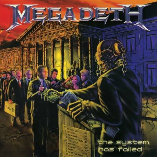 Megadeth – THE SYSTEM HAS FAILED – vinyl