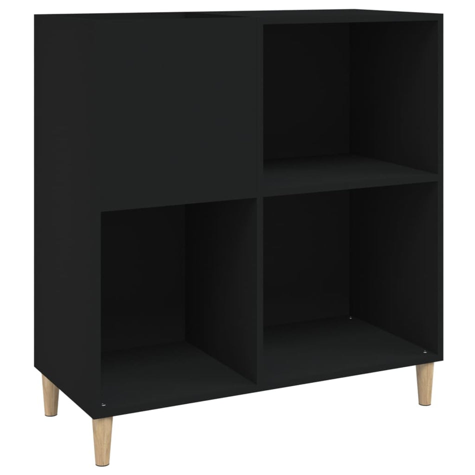 Platenkast 84,5X38X89 Cm Bewerkt Hout