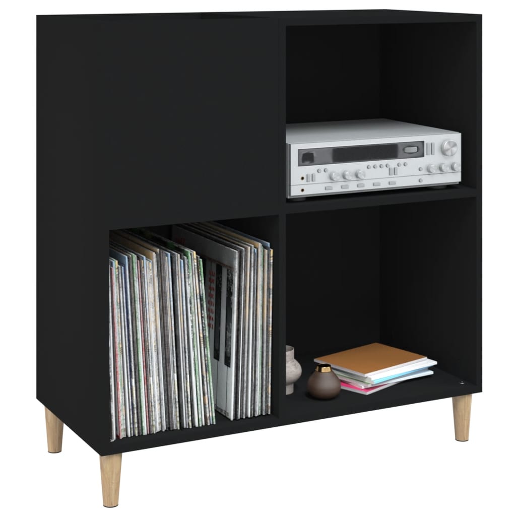 Platenkast 84,5X38X89 Cm Bewerkt Hout
