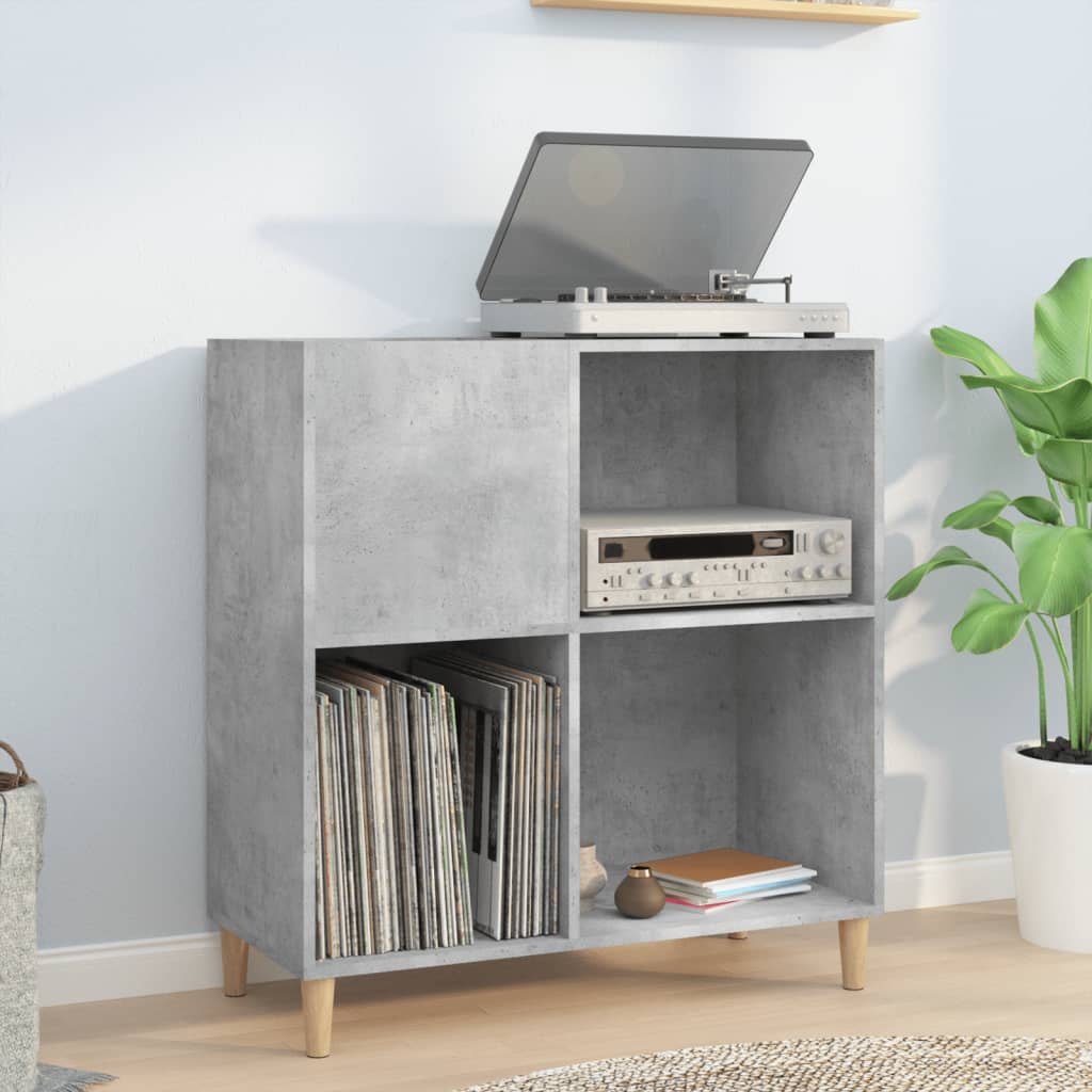 Platenkast 84,5X38X89 Cm Bewerkt Hout