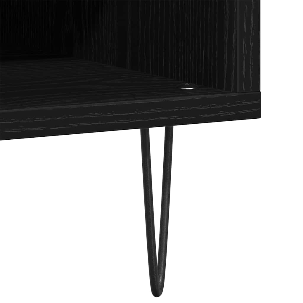 Platenkast 85 X 38 X 48 Cm Bewerkt Hout