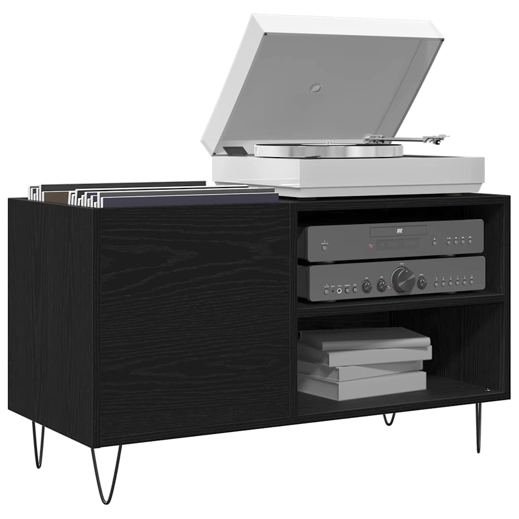 Platenkast 85 X 38 X 48 Cm Bewerkt Hout