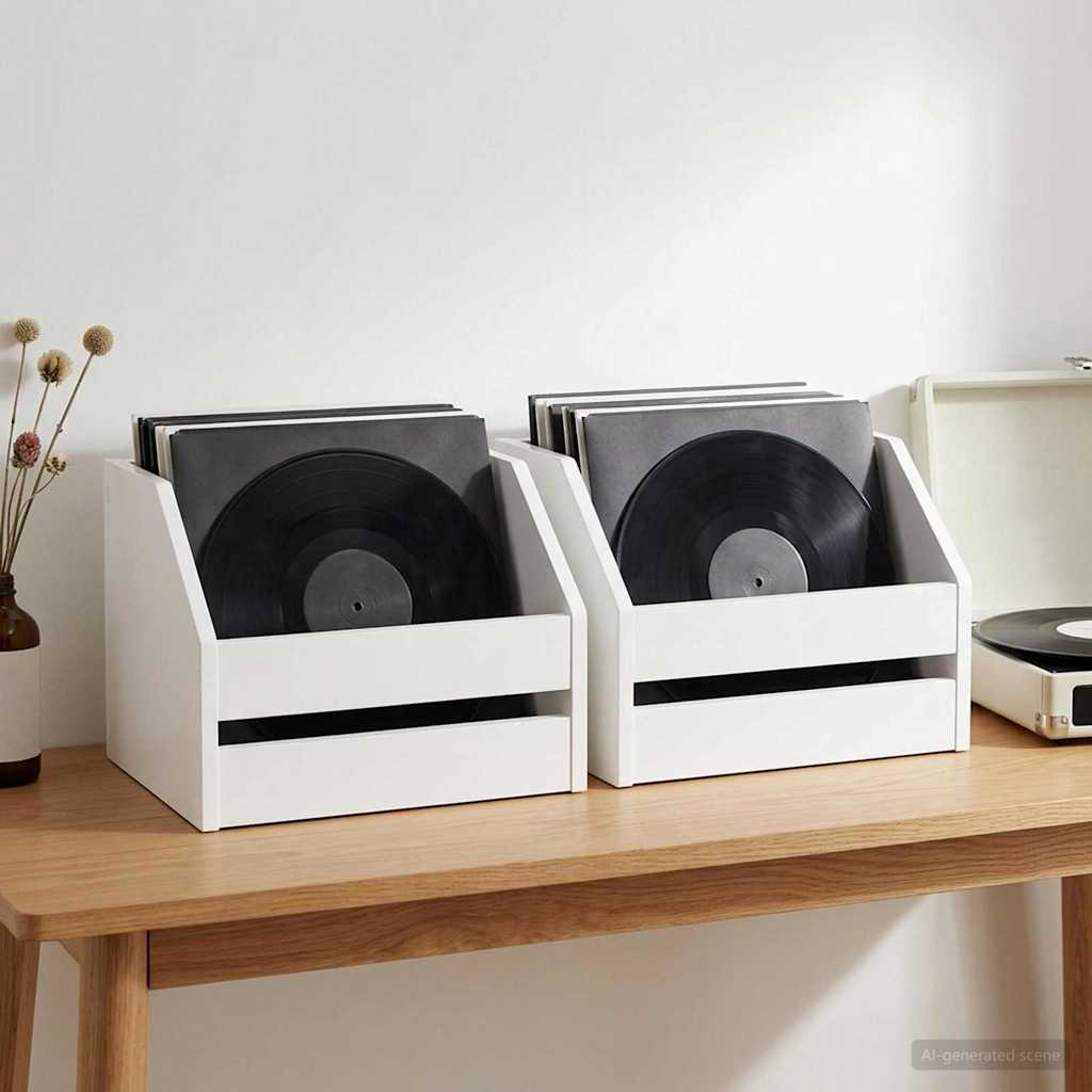 Vinyl Album Doos 2 St 38 X 30 X 29 Cm