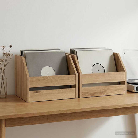 Vinyl Album Doos 2 St 38 X 30 X 29 Cm