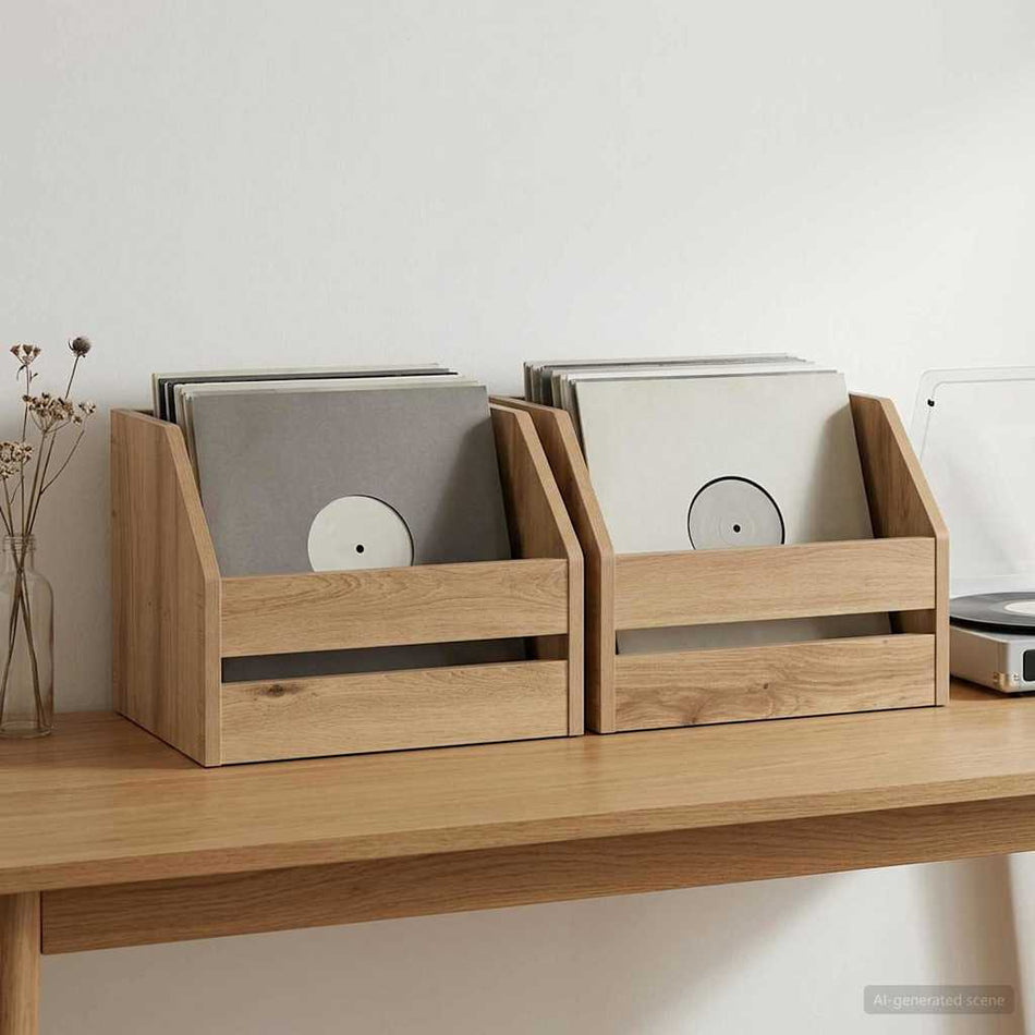Vinyl Album Doos 2 St 38 X 30 X 29 Cm