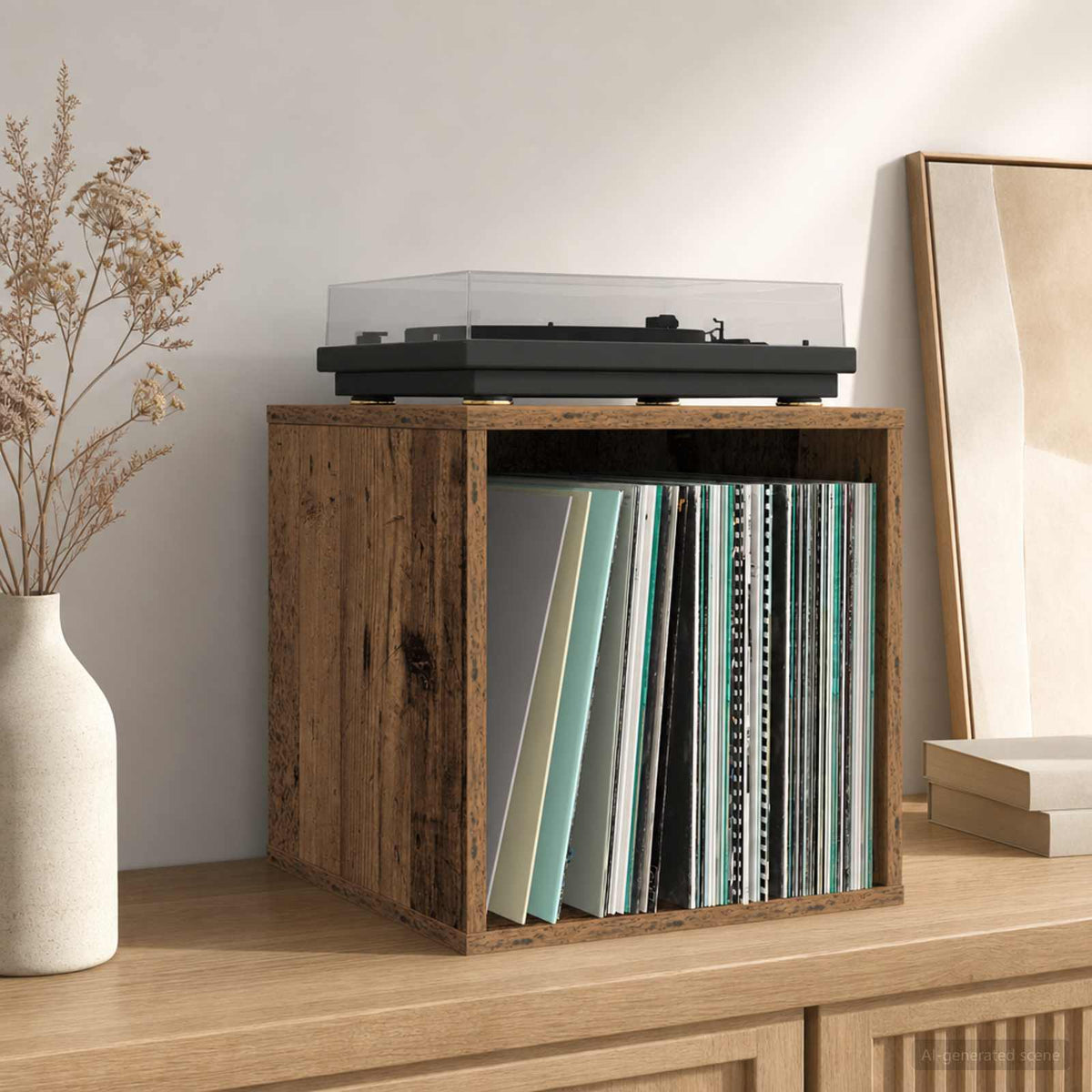 Vinyl Album Doos 2 St 37 X 36,5 X 38 Cm