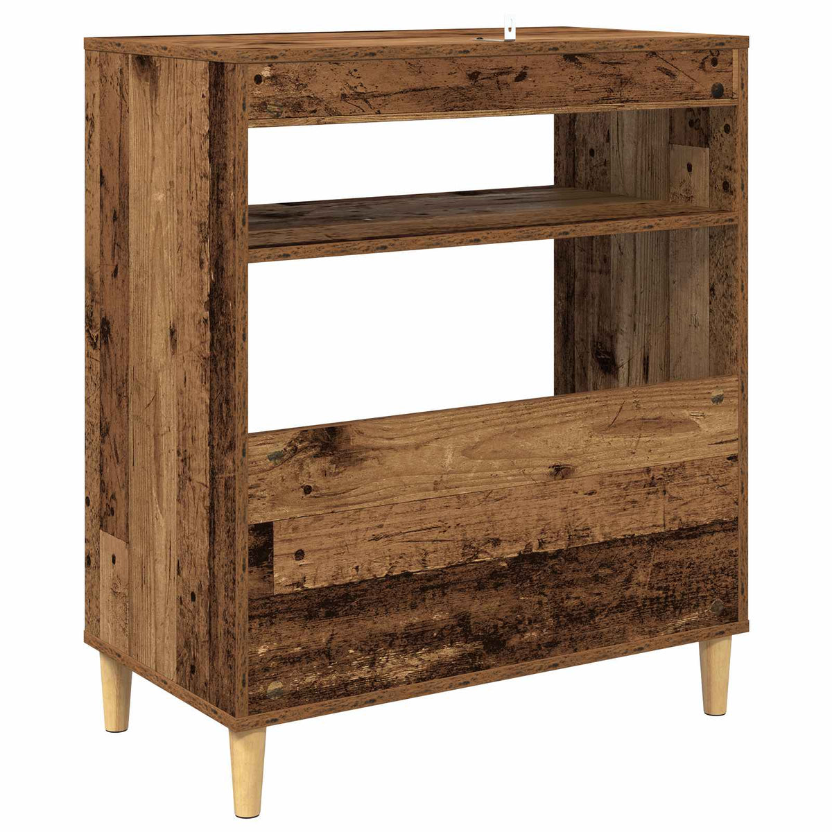 Platen Speler Standaard 71 X 39,5 X 83 Cm Bewerkt Hout