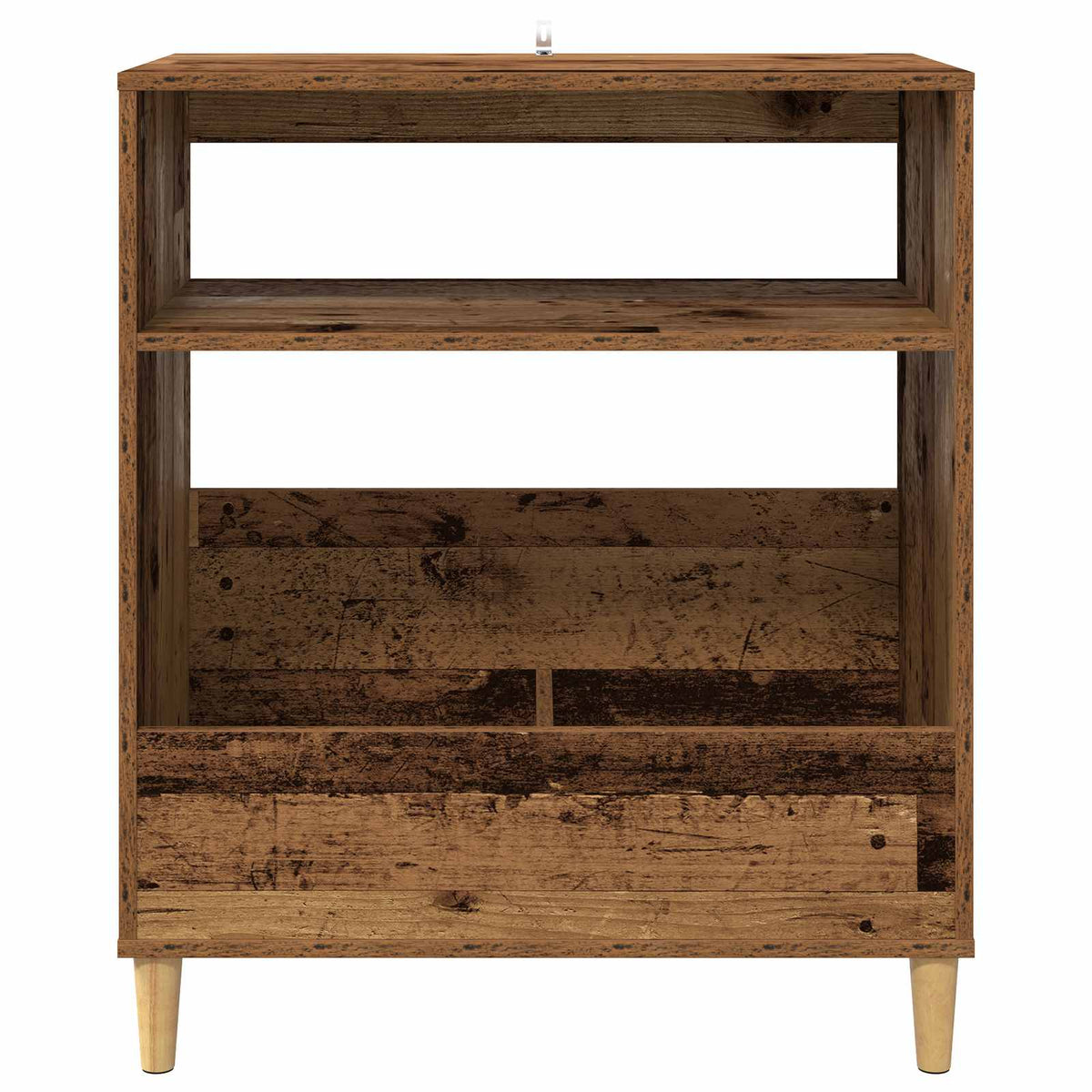 Platen Speler Standaard 71 X 39,5 X 83 Cm Bewerkt Hout