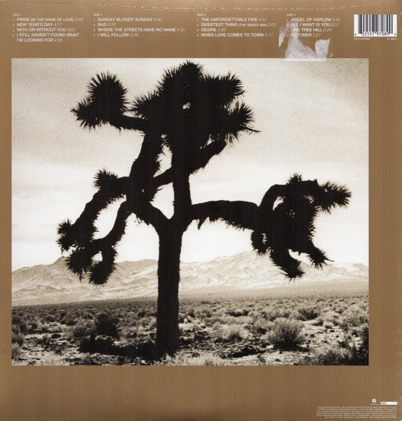 U2 – THE BEST OF 1980 - 1990 – achterkant hoes