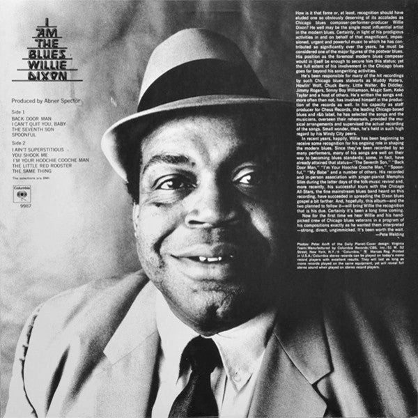 Willie Dixon – I AM THE BLUES – achterkant hoes