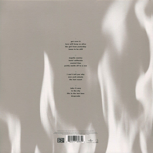 Eagles – HELL FREEZES OVER – achterkant hoes