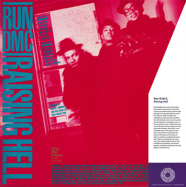 Run Dmc – Raising Hell – achterkant hoes