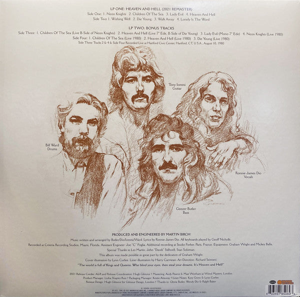 Black Sabbath – Heaven and Hell – achterkant hoes