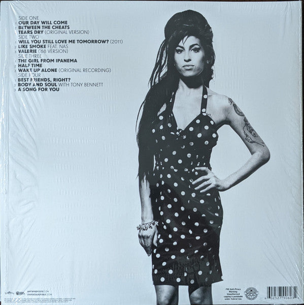 Amy Winehouse – LIONESS: HIDDEN TREASURES – achterkant hoes