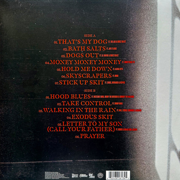 DMX – EXODUS – achterkant hoes