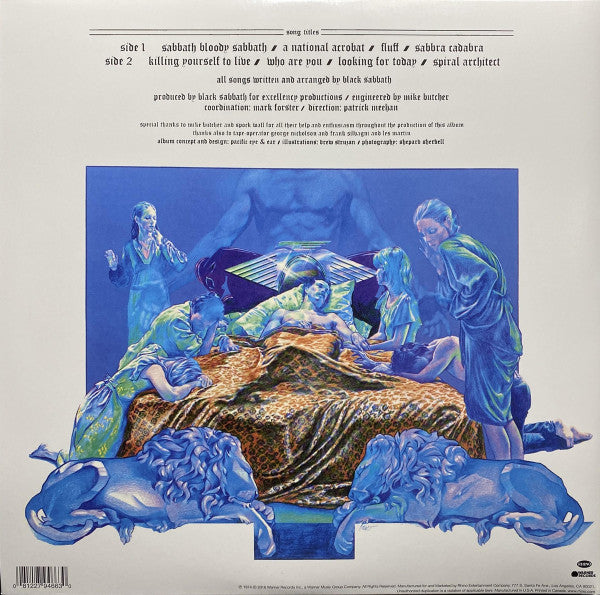 Black Sabbath – Sabbath Bloody Sabbath – achterkant hoes