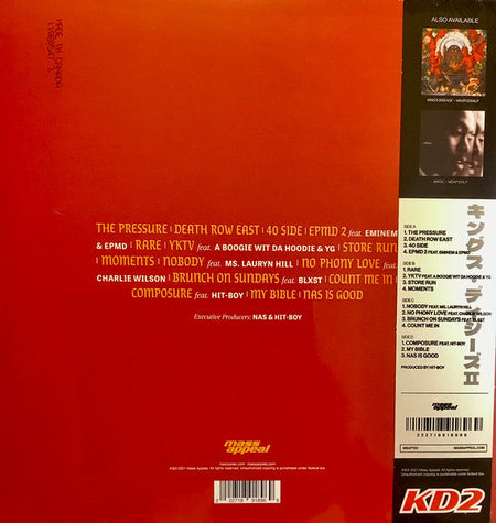 Nas – King's Disease II – achterkant hoes