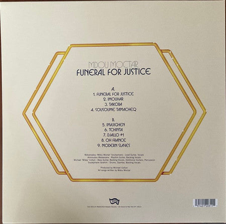 Mdou Moctar – FUNERAL FOR JUSTICE – achterkant hoes