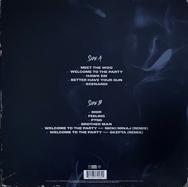 Pop Smoke – MEET THE WOO – achterkant hoes