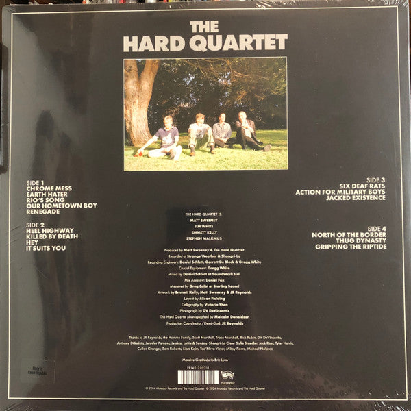 Hard Quartet – HARD QUARTET – achterkant hoes