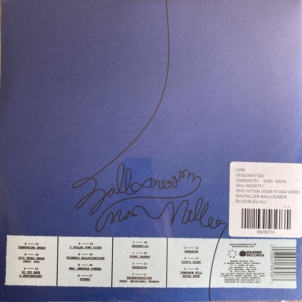 Mac Miller – BALLOONERISM – achterkant hoes