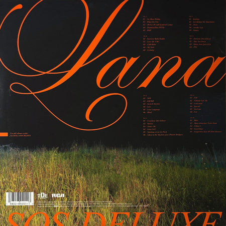 Sza – SOS Deluxe: LANA – achterkant hoes