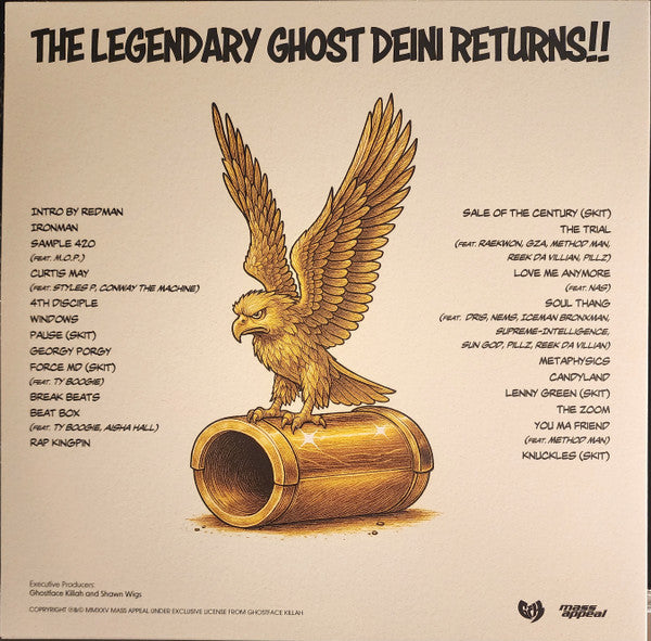 Ghostface Killah – SUPREME CLIENTELE 2 – achterkant hoes