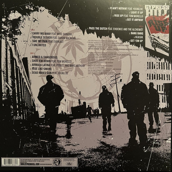 Cypress Hill – RISE UP – achterkant hoes