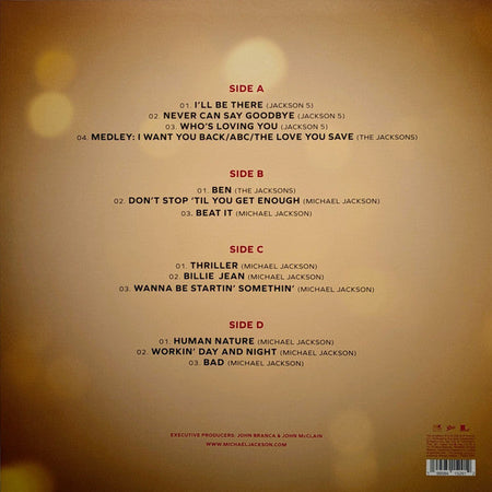 Michael Jackson – Michael: Songs From The Motion Picture – achterkant hoes