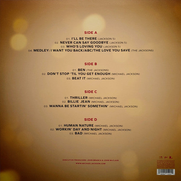 Michael Jackson – Michael: Songs From The Motion Picture – achterkant hoes