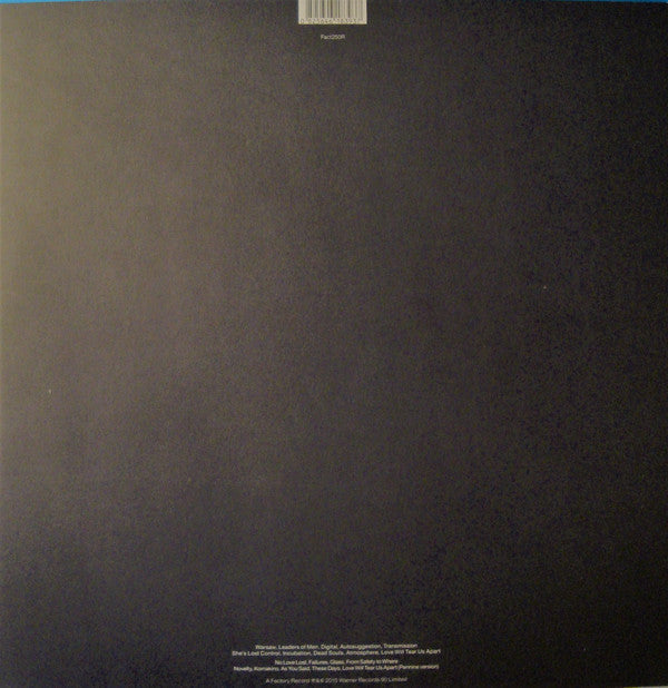 Joy Division – Substance – achterkant hoes