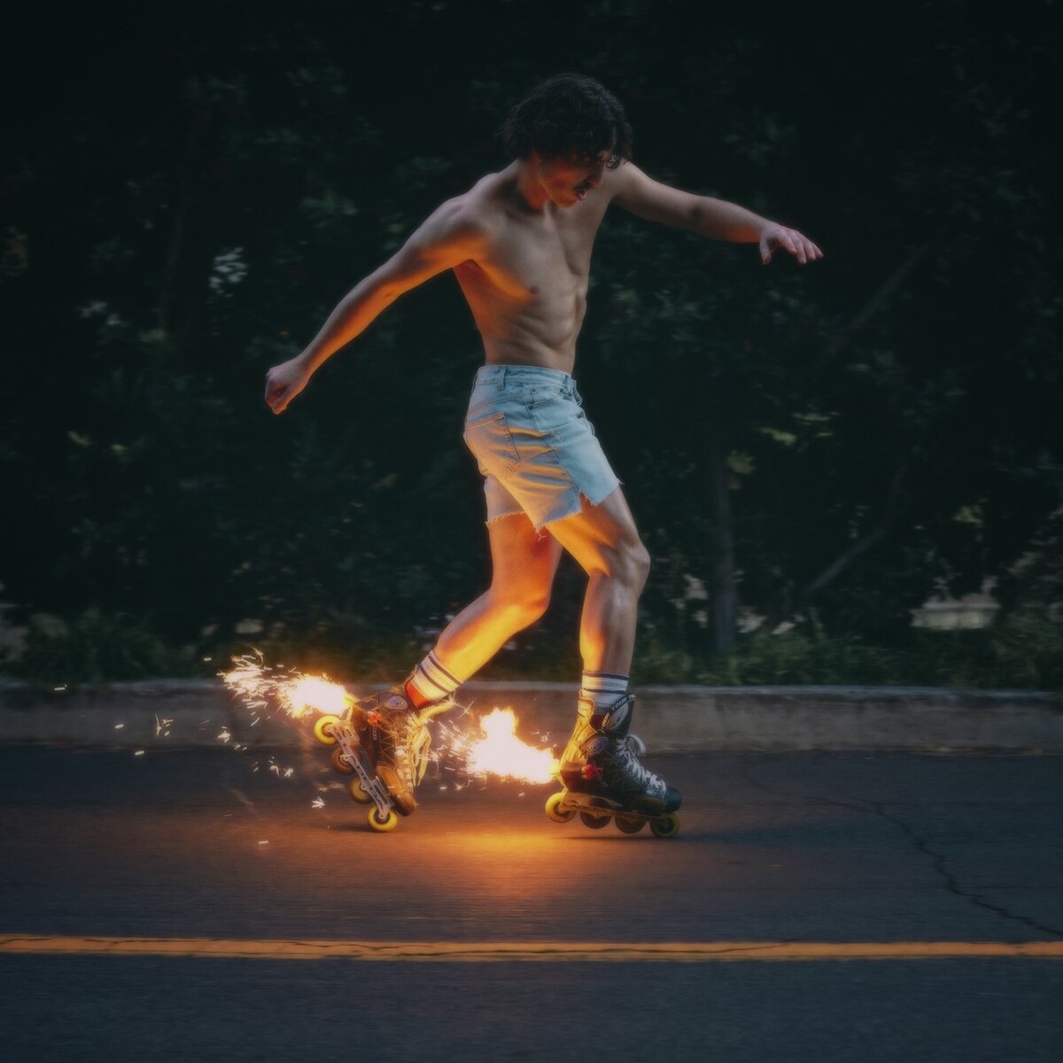 Benson Boone – Fireworks & Rollerblades – officiële albumhoes