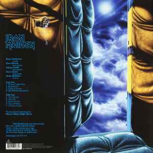 Iron Maiden – Piece of Mind – achterkant hoes