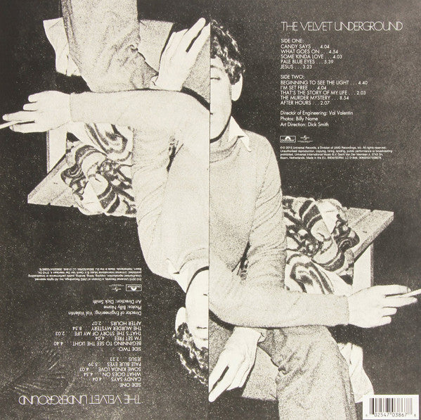 The Velvet Underground – THE VELVET UNDERGROUND – achterkant hoes