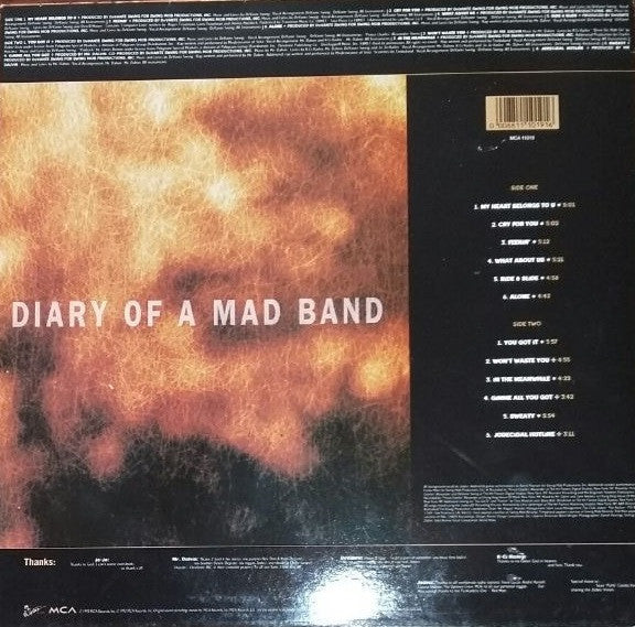 Jodeci – DIARY OF A MAD BAND – achterkant hoes