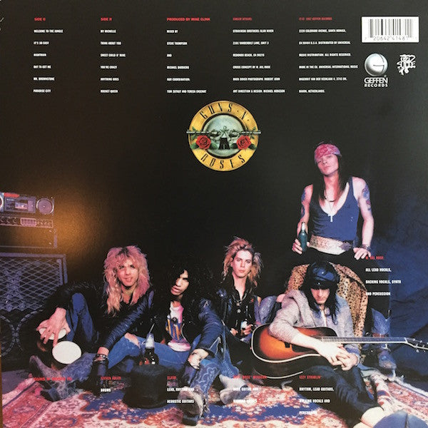Guns N' Roses – Appetite for Destruction – achterkant hoes