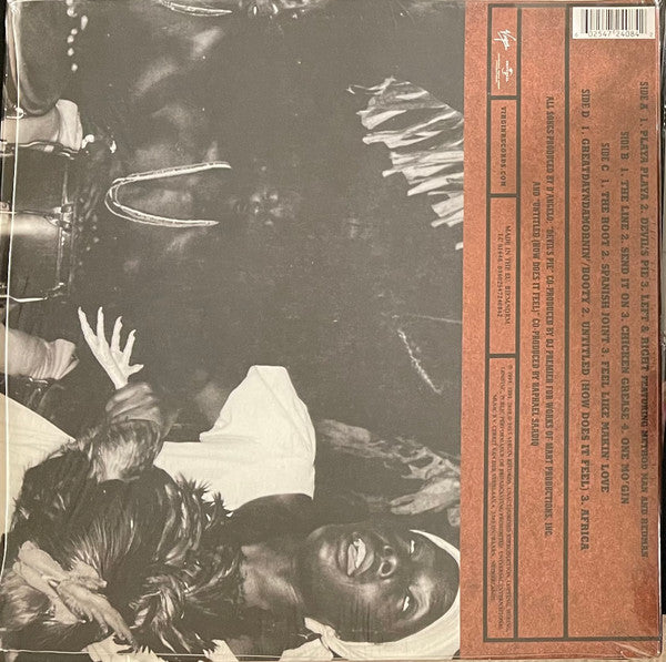 D'Angelo – VOODOO – achterkant hoes