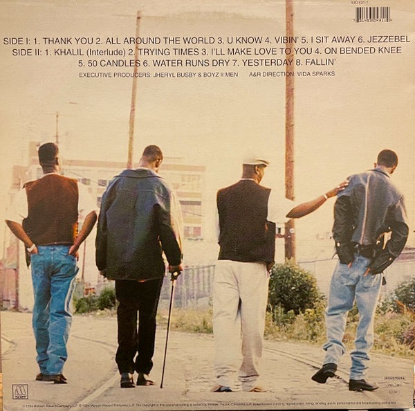 Boyz II Men – II – achterkant hoes