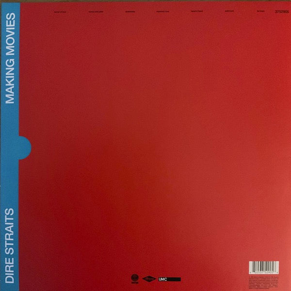 Dire Straits – Making Movies – achterkant hoes