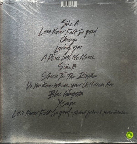Michael Jackson – XSCAPE – achterkant hoes