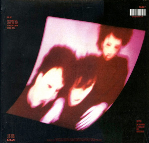 The Cure – Pornography – achterkant hoes