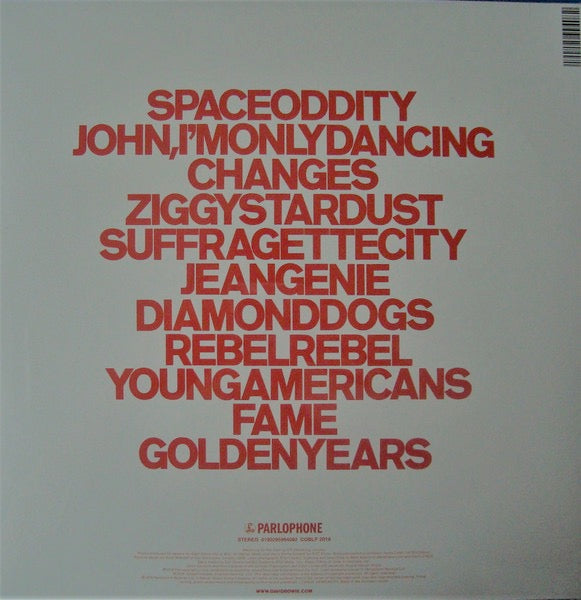 David Bowie – CHANGESONEBOWIE – achterkant hoes