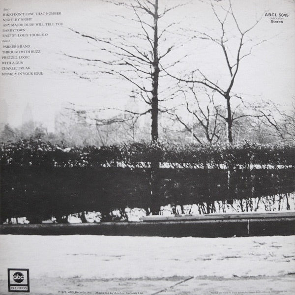 Steely Dan – Pretzel Logic – achterkant hoes