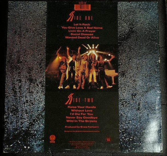 Bon Jovi – Slippery When Wet – achterkant hoes