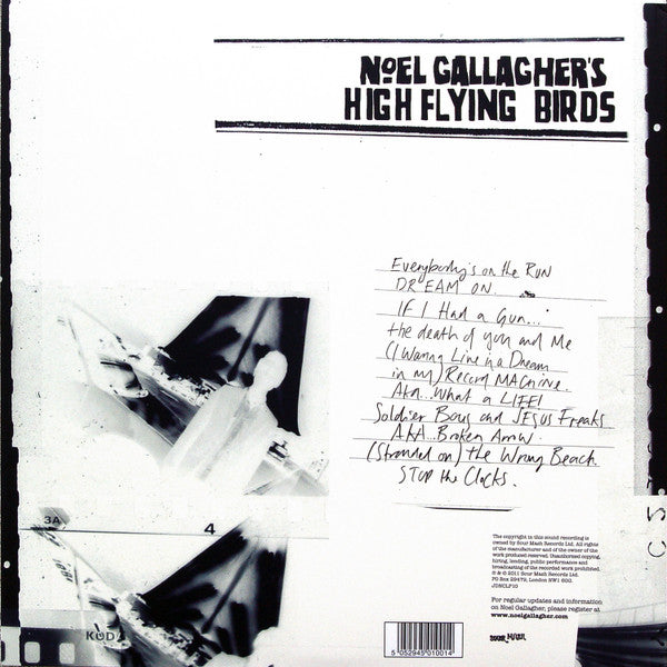 Noel Gallagher S High Flying Birds – NOEL GALLAGHER'S HIGH FLYING BIRDS – achterkant hoes
