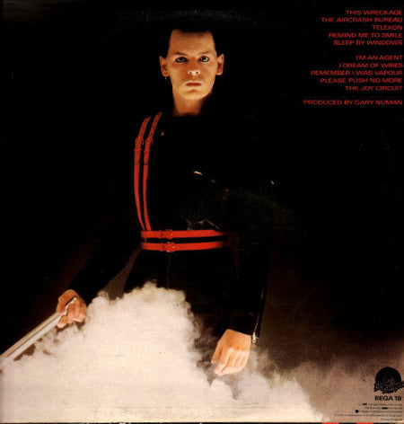 Gary Numan – TELEKON – achterkant hoes